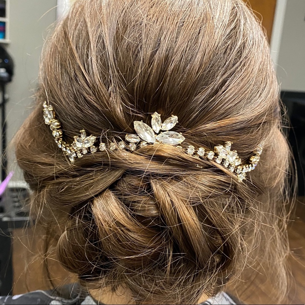 Rosette Crystal Headpiece Chloe + Isabel